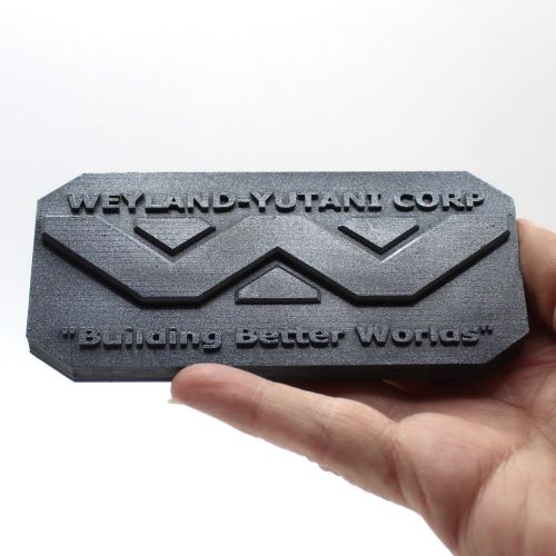 Alien WEYLAND-YUTANI CORP Building Better Worlds Fridge Magnet